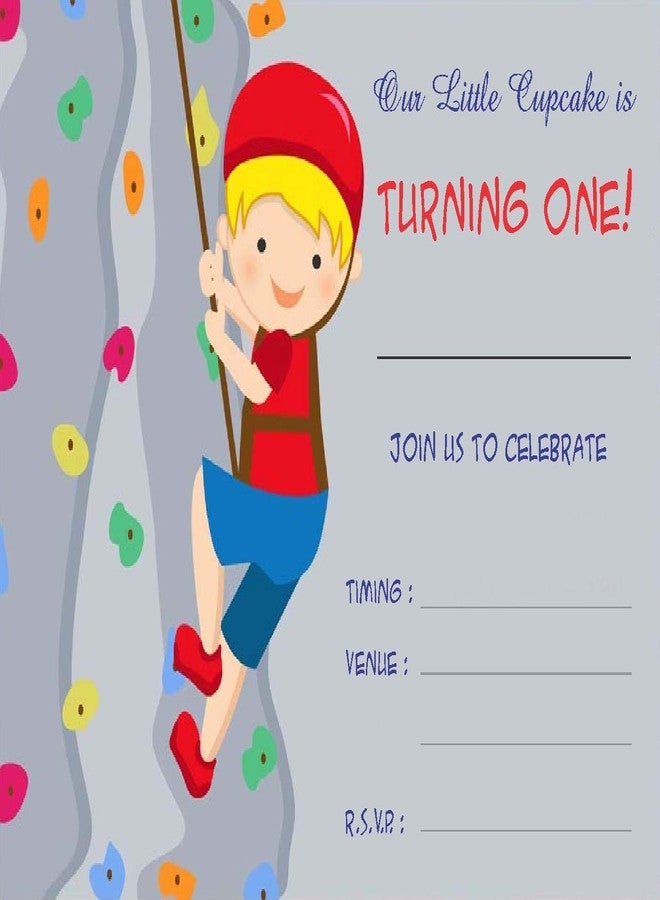 Askprints Birthday Metallic Card Invitations with Envelopes - Kids Birthday Party Invitations for Boys or Girls (25 Count) AP-106 - Image 1